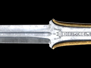 the atlantean sword of conan the barbarian 3D Model
