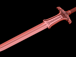 the atlantean sword of conan the barbarian 3D Model