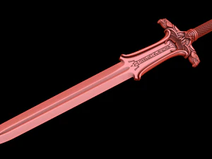 the atlantean sword of conan the barbarian 3D Model