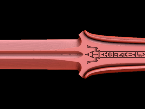 the atlantean sword of conan the barbarian 3D Model