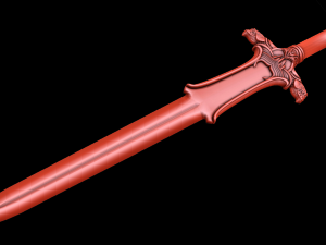 the atlantean sword of conan the barbarian 3D Model