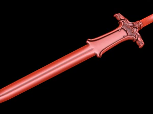 the atlantean sword of conan the barbarian 3D Model