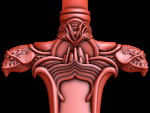 the atlantean sword of conan the barbarian 3D Model