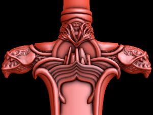 the atlantean sword of conan the barbarian 3D Model