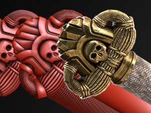 the atlantean sword of conan the barbarian 3D Model