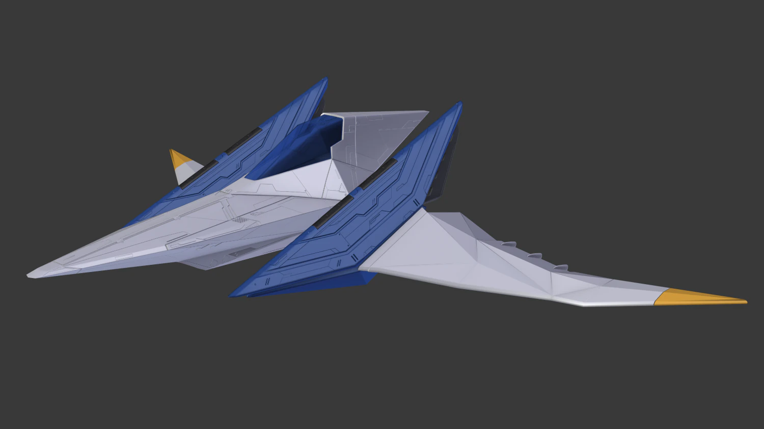 star fox arwing 3D Model .c4d .max .obj .3ds .fbx .stl .blend 