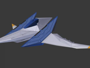 star fox arwing 3D Model