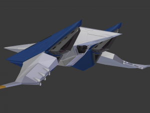 star fox arwing Modelo 3D