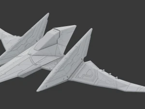 star fox arwing 3D Model