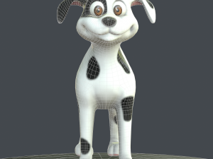 cartoon dog Modelo 3D