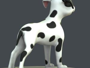 cartoon dog Modelo 3D