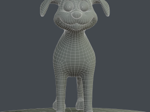 cartoon dog Modelo 3D