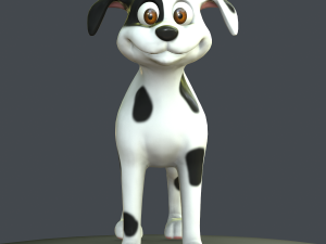 cartoon dog Modelo 3D