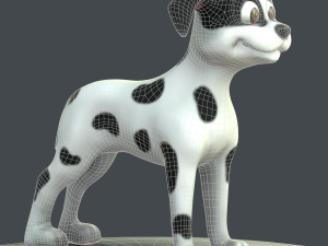 cartoon dog Modelo 3D