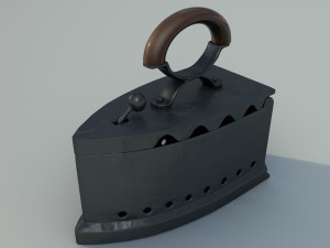 historical iron 3D-Modell