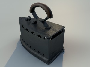 historical iron 3D-Modell