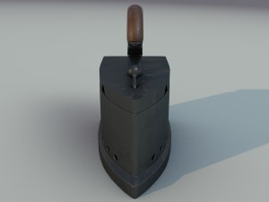 historical iron 3D-Modell