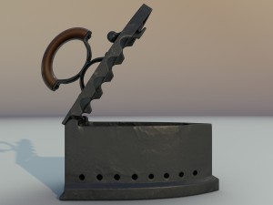 historical iron 3D-Modell