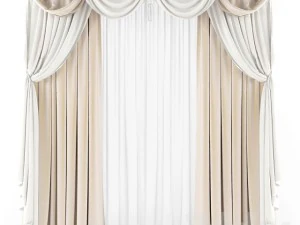 カーテン 3Dモデル