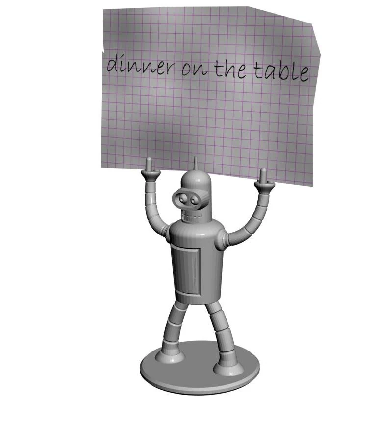bender reminder 3D Print Model .c4d .max .obj .3ds .fbx .stl .blend