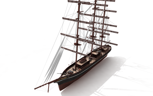 boat carolina 3D Model .c4d .max .obj .3ds .fbx .stl .blend 