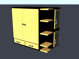 cupboard 3D Model