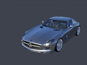 mercedes benz sls Modèle 3D