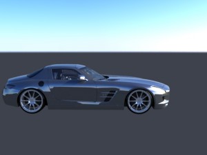 mercedes benz sls 3D मॉडल