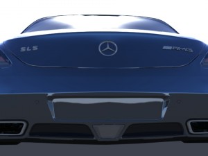 mercedes benz sls 3D मॉडल