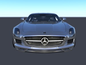 mercedes benz sls 3D मॉडल