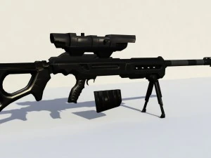 sniper rifle ksr-29 3D Model