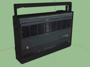 vintage radio - vef spidola 232 Model 3D