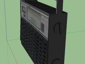 vintage radio - vef spidola 232 Model 3D