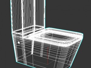 toilet 3D मॉडल