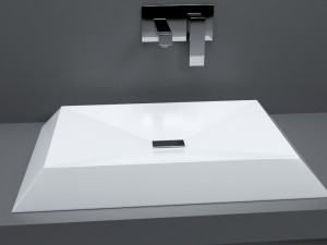 modern sink and mixer 3D 模型
