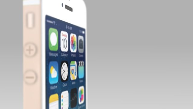 iphone 5s gold 3D Model .c4d .max .obj .3ds .fbx .stl .blend 