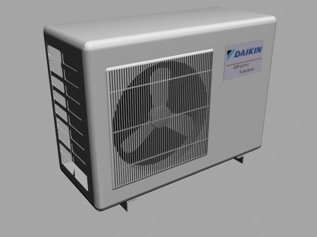 air conditioner fan 3D Model .c4d .max .obj .3ds .fbx .stl .blend