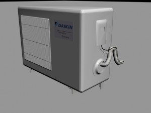 air conditioner fan 3D Модель