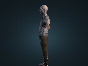 zombie female 3D Модель