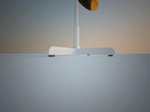banner advertising module Model 3D