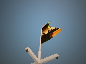 banner advertising module Model 3D