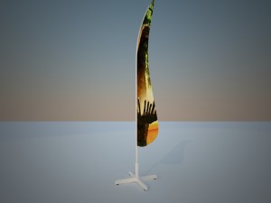 banner advertising module Model 3D