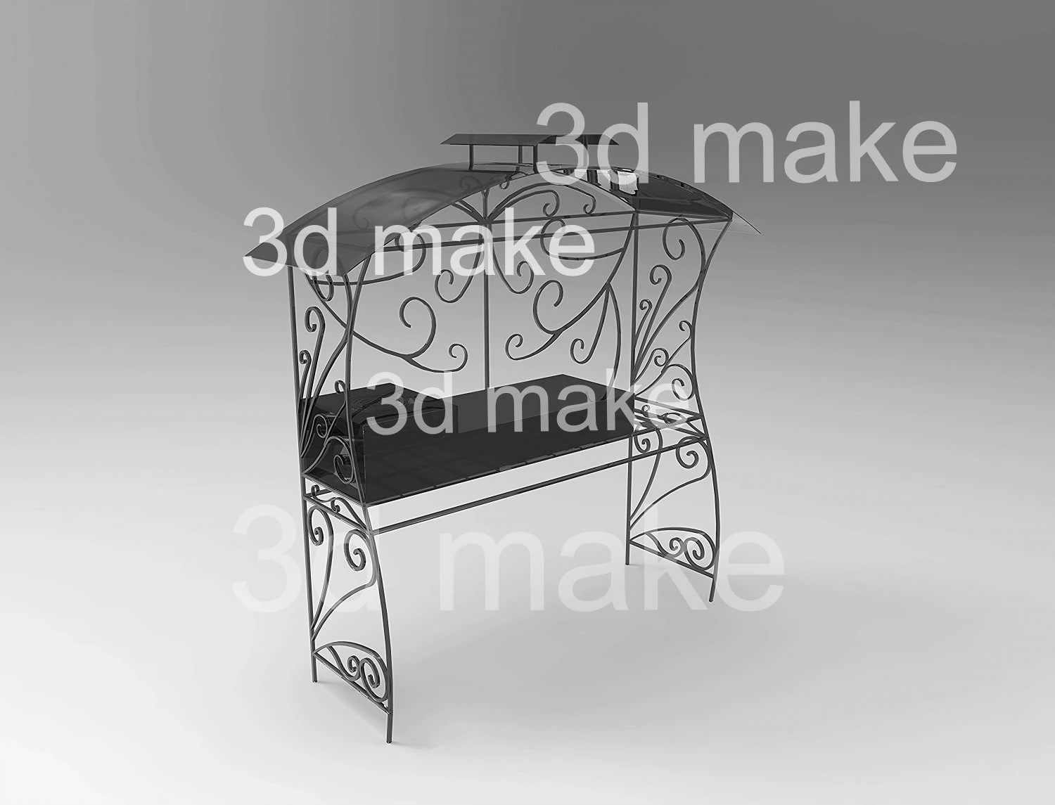 brazier 3D Model .c4d .max .obj .3ds .fbx .stl .blend