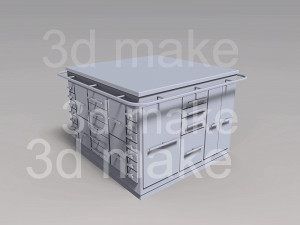 kitchen project 3D 模型
