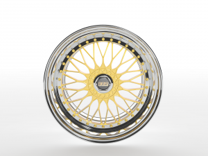 bbs super rs high poly car rim Modèle 3D