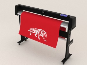 plotter cutter Modelo 3D