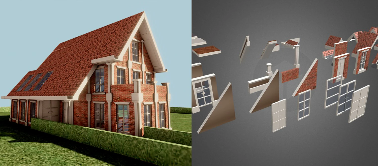 dreamhome architectural assets 3D Model .c4d .max .obj .3ds .fbx .stl .blend 