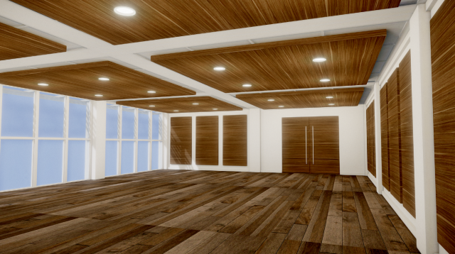 luxury office interior scene 3D Модель .c4d .max .obj .3ds .fbx .stl .blend 