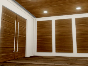 luxury office interior scene 3D Model