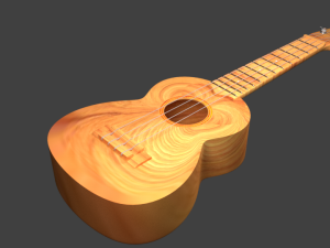 ukelele Model 3D